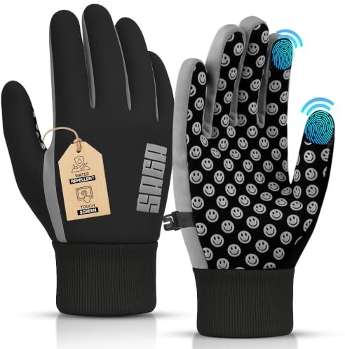 SAGA SPORTS Kids Winter Gloves for Snow, Ski, Cycling, Biking, Riding