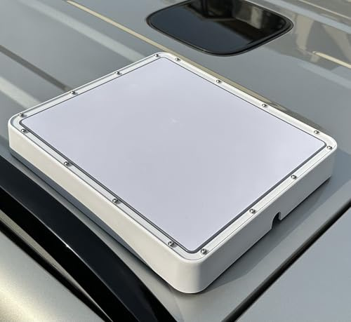 Starlink Mini Protective Case Mount Kit-Fully Enclosed Universal Quick-Release System for Cars and Boats,Graded Steel, Weather-Resistant,360° Protection Design (UV resistant ASA plastic enclosure) Wh