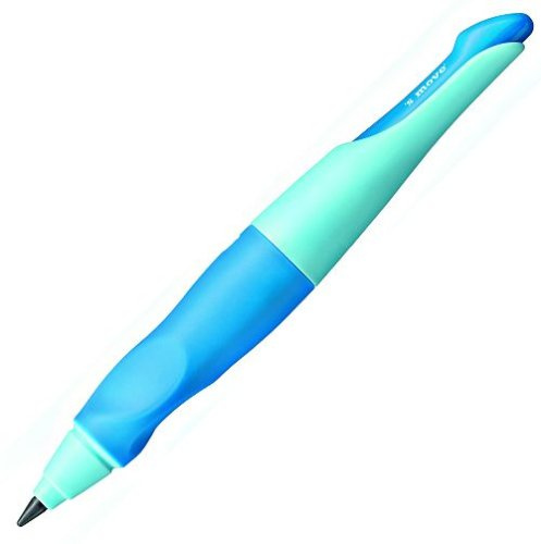 Stabilo 's move easy Ergo R Bleu – Porte-mine ergonomique pour apprendre à écrire + recharge