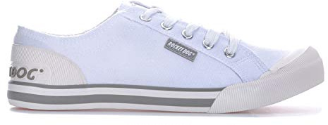 Rocket Dog Womens/Ladies Jazzin Canvas Lace Up Shoe (7 UK) (White)