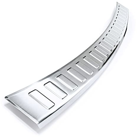 tuning-art 9842 Edelstahl Ladekantenschutz passend für Mazda 3 BM 2013-2018, Farbe:Silber