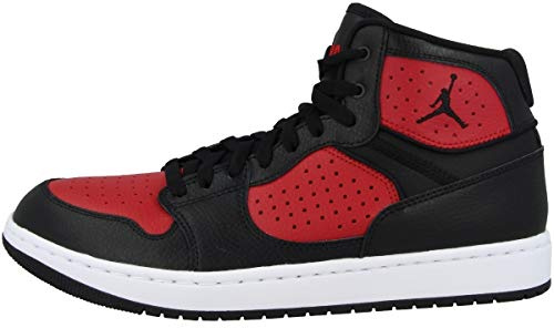 Nike Men's Jordan Access Track and Field Shoe, Multicolour Black Gym Red White 006, 12 UK