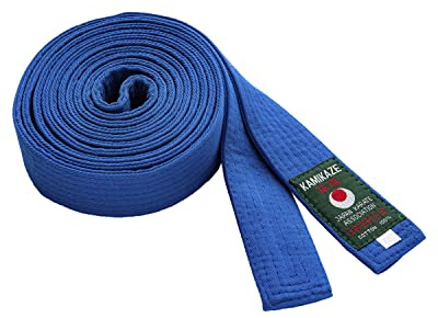 Kamikaze Cinturón unicolor para Karate (Azul, 5/290 cm)