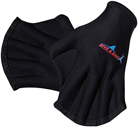 JHOOOD Schwimmhandschuhe Aquatic Handschuhe Swim Gloves Wasser Training Gloves Neopren Schwimmhandschuhe Wasserdicht Schwimmhandschuhe SwimPaddles Ideal für Wassergymnastik Schwimmen Aqua Zumba