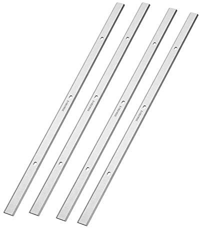 Générique LITAO-XIE, 4 pièces 13 HSS Rabot Lame Couteaux 333x12x1.5mm Double Bord Bois Rabot Outil de Coupe pour DH330 DH316 Accessoire de Travail du Bois (Taille : 333x12x1.5mm)