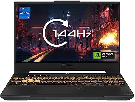 ASUS TUF Gaming F15 FX507ZU4 15.6 Full HD 144Hz Gaming Laptop (Intel i7-12700H 14-Cores, NVIDIA GeForce RTX 4050 6GB Graphics (140W TGP), 16GB RAM, 512GB SSD, Windows 11)