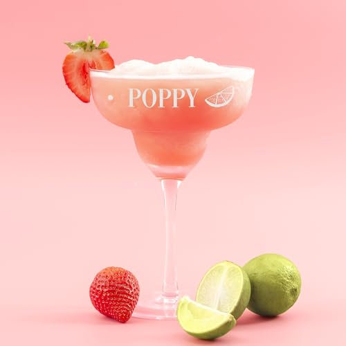 So Bespoke Personalised Cocktail Glass Engraved Margarita Glass Gift Custom Glassware Personalized Drinkware Birthday Gift for Him or Her (Style 7)