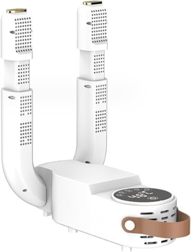 YUET Asciuga Scarpe Elettrico Asciugascarpe con Timer per Scarpe da Calcio Scarponi da Sci Calzini Cappelli, Touch Screen Asciuga Stivali, Eliminando le Scarpe Sudate e gli Odori