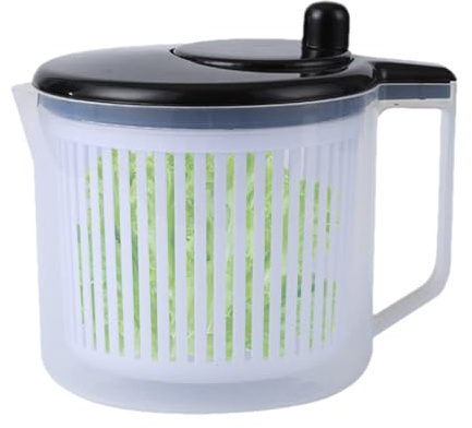 yztju Spinner Vegetale - Small Salad Washer, Chopper Bowl Disidratatori | Colanter Rotante con di Servizio Trasparente, essiccatore di lattuga alla Frutta e lavaggi vegetali, Contenitore da Cucina a