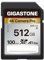 GIGASTONE 512GB SDXC Speicherkarte, 4K Kamera Pro, bis zu 100 MB/s, für Videoaufnahmen mit Digitalkameras von Canon Sony Olympus, A1 V30 UHS-I U3 Klasse 10