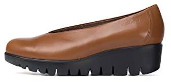 Wonders Mocasín Fly Cuero para Mujer Marrón 39