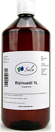 Sala Rizinusöl kaltgepresst Ph. Eur. 1000 ml (1 L PET-Flasche)