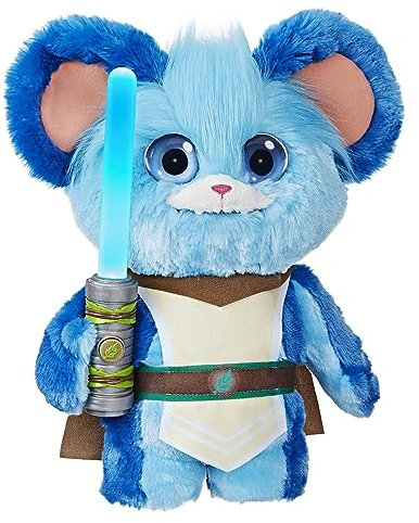 Star Wars Les Aventures des Petits Jedi, Nubs Jedi Parlant, Peluche Star Wars électronique, Jouets Star Wars pour Jeunes Enfants