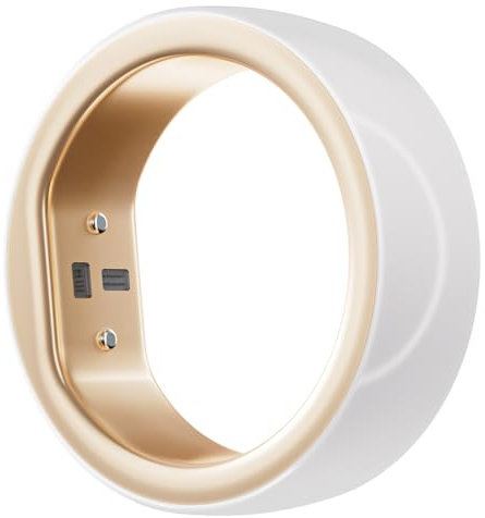 femometer Smart Ring Gen2 Ceramic | Sleep, Heart Rate & Cycle Monitoring with Free Subscription | Women's Health & Fertility Tracker with BBT Technology | Size Before You Buy - Size 9
