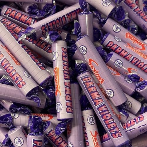 Swizzels Retro Individually Wrapped Sweets | Bulk Box Assorted Sweet Pick and Mix Selection | For Parties, Gifts, Sharing, Seasonality, Special Events (Swizzels Parma Violets x 36)