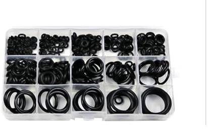BYINGS Gummi O-ring Set Packningar Tätning Nitril Gummiband Högtryck O-ringar Reparationssats Tätning Elastiskt band O Gummiringar