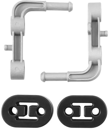 Exhaust Bracket Muffler Support Compatible with Ram 1500 3.0L 5.7L 6.2L 2019-2025, Rear Left and Right Silencer Rubber Isolator Hanger Assembly Replace 68275662AB 68395841AA