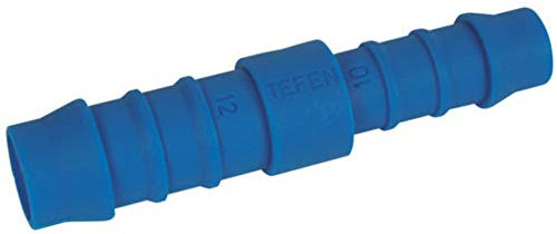 TEFEN 12mm x 10mm Plastic Nylon Barbed Hose Connector - Straight Reducing Fuel Rubber Pipe Joiner