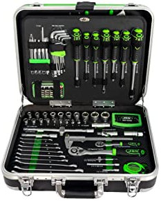 ESTUCHE DE HERRAMIENTAS DE 198PCS / CON VASOS HEXAGONALES