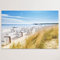 Advertising & Displays Werbecenter Berlin GmbH Leinwandbild Ostsee mit Strandkörbe Modern Art - Druck auf Leinwand - XXL Wandbild (90 x 60 cm)
