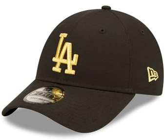 New Era 9forty Cap Los Angeles Dodgers Metallic, Schwarz