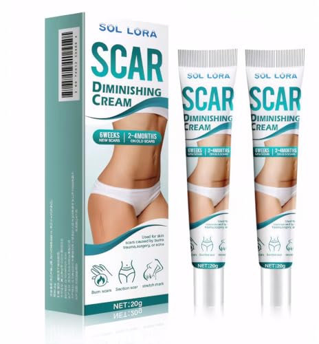 2 Stück Narbengel Narbencreme Narbensalbe Nach Op Narbengel Narbencreme Narbensalbe zur Reduzierung Der Narbensichtbarkeit für Chirurgische Narben Körper Gesicht Dehnungsmarken