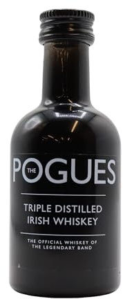 The Pogues - Triple Distilled Irish - Whiskey 5cl 40% ABV Miniature