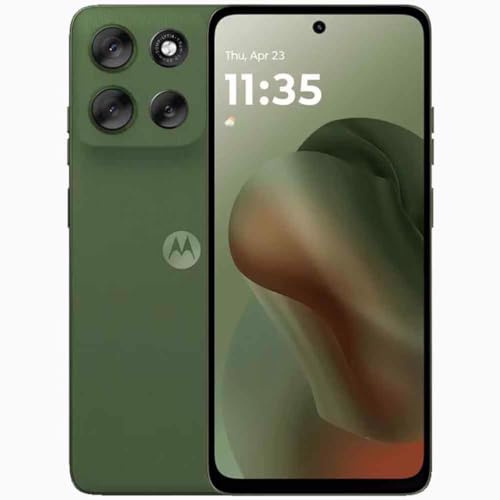 Motorola Moto G56 5G 17,1 cm [6.72] Dual SIM hybride Android 15 USB Type-C 8 Go 256 Go 5200 mAh Vert (Motorola Moto g56 5G 8 Go 256 Go Dill)