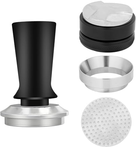 Set Caffè Kit di Accessori per Caffè Espresso, 51 mm Set di Portafiltro e Pressino Erogatori Espresso da per Macchina