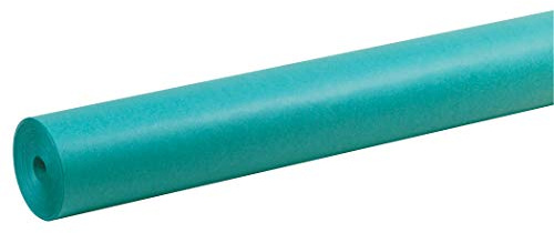 Pacon Artkraft Duo-Finish Paper Roll P67164, 4-feet by 200-feet, Aqua, 1 Roll, (PAC67164)