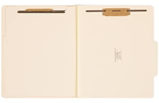 Smead Classification File Folder, 2 Expansion, 2/5-Cut Tab, Letter Size, 10 per Box (1 Divider, Manila)