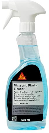 Sika - Vattenbaserad rengöring för glas och plast - fingeravtrycksborttagare, rester - 500 ml spray