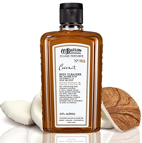 C. O. Bigelow - CO Bigelow Coconut Body Cleanser, Gentle and Moisturising Shower Gel Village Perfumer for Men and Women