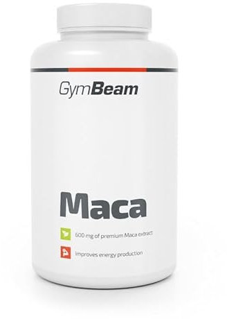 GymBeam Maca Peruviana, Estratto di Radice in pratiche Capsules, Adattogeno per l'aumento di Vitalità e Resistenza, per Prestazioni Fisiche e Mentali (240 cps)