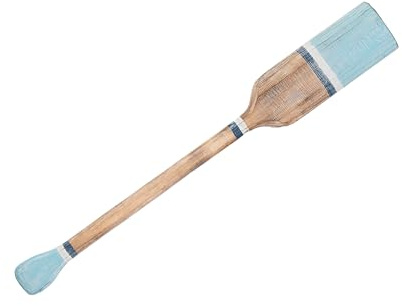 PALA MADERA NATURAL/TURQUESA