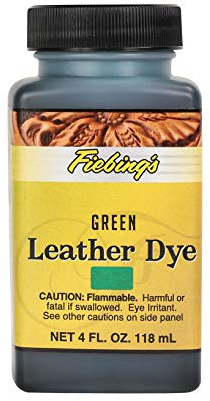Fiebings Leather Dye 118 ml, Green, 4 Fluid Ounce