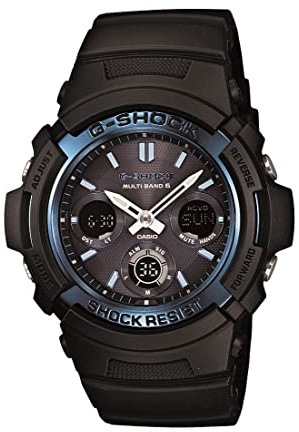 Casio AWG-M100A-1ACR G-Shock AWGM100A-1A Men's Tough Solar Black Resin Sport Watch