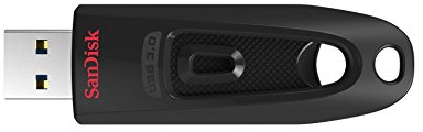 SANDISK 256GB Ultra USB 3.0 Flash Drive - SDCZ48-256G-GAM46, Black