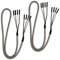 GINTOOYUN Steckplatine Jumper Kabel 2x4P 60CM Buchse auf Buchse Dupont Kabel mit weißer PVC-Schale für Arduino Raspberry Pi DIY Prototyping