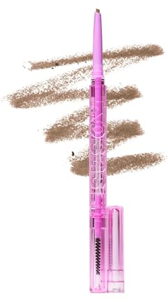 Kosas Brow Pop Eyebrow Pencil – Brow Pencil with Spoolie, Soft Brown