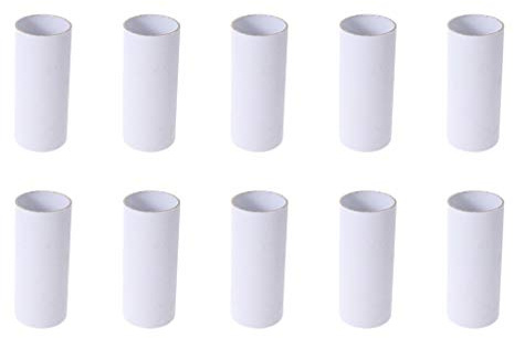 Sewroro 30 Tubos de cartón para Manualidades, Tubos Redondos, Tubos de Papel, Rollos Gruesos para Manualidades, proyectos de, 4 x 10 cm
