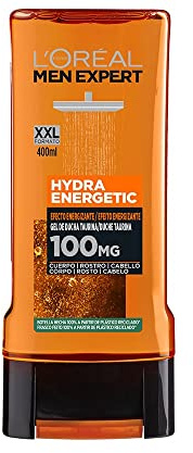 L'Oréal Paris Men Expert Hydra Energetic Gel de Ducha Efecto Energizante, 400ml