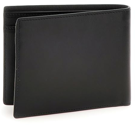 GUESS New Boston Billfold Coin Wallet Black