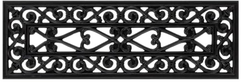 vidaXL Alfombrillas de Escalera 5 uds, Tapetes para Peldaño de Escalera, Alfombrillas Antideslizantes, Cubiertas de Escalones, Goma 25x75 cm
