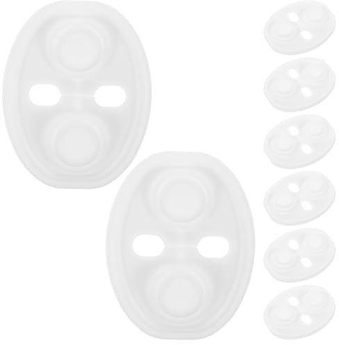 INOOMP Lot de 8 amortisseurs de portière de Voiture : Coussinets d'amortissement du Bruit en Silicone pour Serrure de Porte de véhicule, Protection Anti-Collision, Accessoires de Voiture