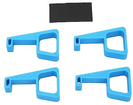 Ouitble Soporte de elevación delgado Soporte de soporte horizontal de disipación de calor para consola delgada ABS 47x29 mm 4PCS (Azul)