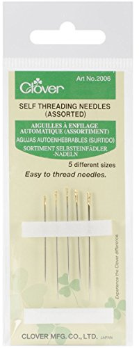 Clover Self-Threading Needles, Assorted
