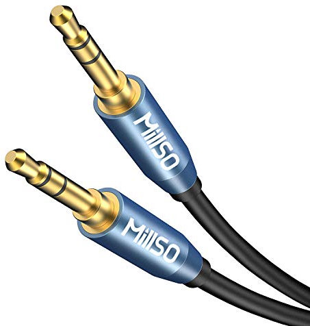 MillSO 3,5mm Stereo AUX Kabel 10M Audio Klinkenkabel für PC, Laptop, Smartphone, Tablet, MP3-Player, KFZ, HiFi-Receiver, Bluetooth Lautsprecher, Kopfhörer und andere 3.5mm Audio Gerät