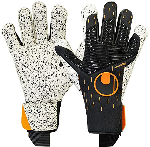 uhlsport Speed Contact SUPERGRIP+ Torwarthandschuhe Größe 10 schwarz/weiß/Fluo