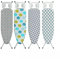 Lightweight Folding Ironing Board Iron Board Iron Rest Sturdy 4 Leg With Strong Frame And 100% Cotton Cover Ironing Boards Free Standing Compact Easy Carry (Large (110 x 33cm))